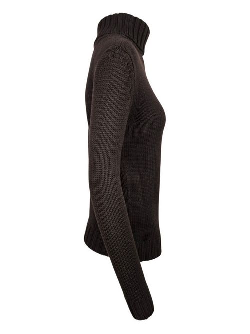 maglia donna dolcevita marrone Base Milano | B2117-1700278